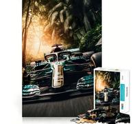 Racing Through The Jungle Jigsaw Puzzle for Teenagers 1000 Pieces Mind Game Toy Relaxed Mind Neat Cut (50x75cm)