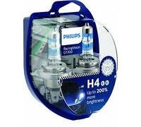 Racing Vision GT200 P43t-38 PH-12342RGTS2 12V 60/55W Headlight PHILIPS H4