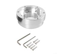 Racing Wheel Adapter Plate 13-14 Inch for Logitech G Series(Silver) | High-grade aluminum alloy, rust-proof, for durable construction, intense racing for sessions, long-lasting performance