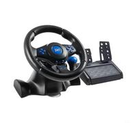 Racing Wheel for Switch for ps4 for xbox One PC for ps3 - Force Driving Simulator with Floor Pedals Gear Lever Black 27x25cm(3 in 1)