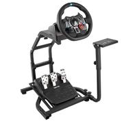 Racing Wheel Stand - Adjustable for Enhanced Simulator Gameplay, Compatible with Most Pedal Sets