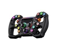 Racing Wheel with Adjustable Backlight & Quick Release Designs Gaming Accessories for Game Carbonfiber Scull Shifters