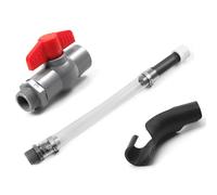Racings Oil Filler Hose Set with Hose Bender and Ball Valver Shut Jugs Pipe Accessories Leakproof Oil Jugs Racing Fuel Replacement