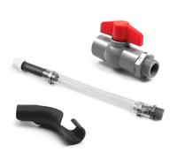 Racings Oil Filler Hose Set with Hose Bender and Ball Valver Shut Jugs Pipe Accessories Leakproof Oil Jugs Bender