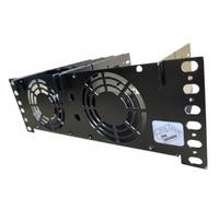 Rack 10 inch HDD enclosure 2U size, up to 3 x 3.5 inch HDD and 4 x 2.5 inch SSD, made of 1.5mm thick steel