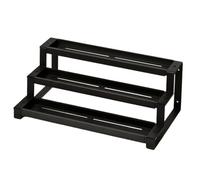 Rack - 3-Tier Expandable Jar Storage Holder | Stand for Pepper Jars, Kitchen Cabinet, Pantry, RV, Apartment, Hobby Cooks, Chefs, Cooking Lovers,