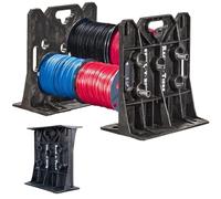 RACK-A-TIERS 11455 Multi Purpose Wire Dispenser, Black