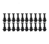 Rack Attachment Straps Compatible With Seat For Ibiza 2002 2003 2004 2005 2006 2007 2008 2009 2010 20/2PCS Car Retainer Clips Vehicle Trunk Luggage Rack 1M6867574A