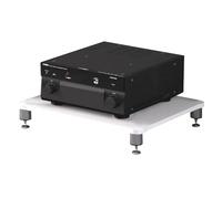 Rack AV Shelf Stand 1/2/3/4-Tiers Racks And Stands Audio Cabinet Components Racks(White,60 * 48 * 10cm(1Tier))