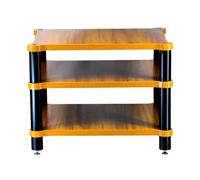 Rack AV Shelf Stand 3/4-Tiers Record Player Turntable/Printer/Sky Box/TV(Brown-A,60 * 48 * 66.5cm)