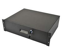 Rack Drawer 3U 19 Inch with Lock - Fits Standard 19" Rack Cases