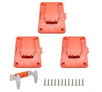 Rack for 20V Max Li-ion Batteries Designed to Accommodate Standard Form Factors Leading Cordless Power Tool Manufacturers (3PCS)