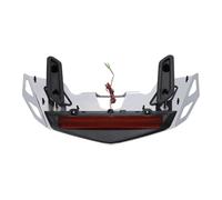 Rack Motorcycle For Gold For Wing 1800 GL1800 2021 2022 2023 2024 Motorcycle Trunk Luggage Rack LED Light Luggage Rack(Chrome and red)