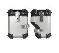 Rack Motorcycle Motorcycle Trunk Side Panniers Case Top Luggage Box Bag Storage Moto Rear Helmet Topcase Accessories For BMW G310GS 2018-2023 Luggage Rack(38L Side Box Silver)