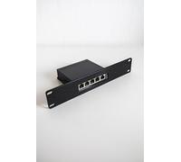 Rack Mount 1U for TP-Link TL-SG105, SG108, OC200 - 19" and 10" Bracket | 3D Printed - Network Accessory for Server Racks (Black, TP-Link TL-SG105/OC200 10")