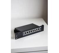 Rack Mount 1U for TP-Link TL-SG105, SG108, OC200 - 19" and 10" Bracket | 3D Printed - Network Accessory for Server Racks (Blue, for 2X TP-Link SG108)