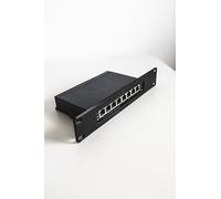 Rack Mount 1U for TP-Link TL-SG105, SG108, OC200 - 19" and 10" Bracket | 3D Printed - Network Accessory for Server Racks (Red, TP-Link TL-SG108 10")