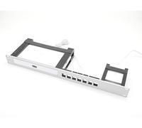 Rack Mount for Ubiquiti UCG-Fiber-7 Keystone Slots - Brackets Power Adapter