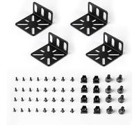 Rack Mount Kit, 19" Adjustable Switch Rack Ears Compatible with Most Buffalo Tech, Cisco, NETGEAR, DELL, D-Link, Linksys and TRENDnet (Set C) Products