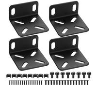 Rack Mount Kit, 19 Inch Universal Adjustable Rack Ears, Switch Mount Brackets Compatible with Netgear TRENDnet Cisco D-Link HP, for 17.3-19 inch Device, Adjustable Distance 13-35mm(1.77 x 5.64")