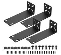 Rack Mount Kit, 19 Inch Universal Adjustable Rack Ears, Switch Mount Brackets Compatible with Netgear TRENDnet Cisco D-Link HP, for 7.9-19 inch Device, Adjustable Distance 14-30mm(1.77 x 5.64")