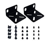 Rack Mount Kit for 17.3 inch Switches, Adjustable Rack Ears for Buffalo Tech, Cisco, NETGEAR,Dell, D-Link and TRENDnet Products, Adjustable Hole Distance