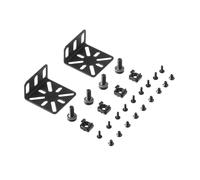 Rack Mount Kit for 17.3 inch Switches, Adjustable Rack Ears for Buffalo Tech, Cisco, NETGEAR,Dell, D-Link, Linksys and TRENDnet Products, Adjustable Hole Distance 13-35mm