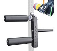 Rack Mounted Leg Extension and Curl Machine,Seated Leg Extension Attachment Adjustable,Leg Muscle Training Equipment for Home Gym