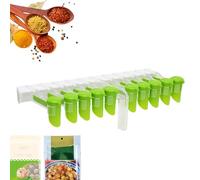 Rack Organizer For Cabinet - No Drill Seasoning Rack, Clip Doodle Storage System -eat | COMPÉPENSERT COMPÉPENS COMPEPENS COMPTOR SAPER CONDIMENTS