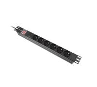 Rack pdu 19 1u 16a 6x 230v PDU-06E-0200-IEC-BK Power Strip