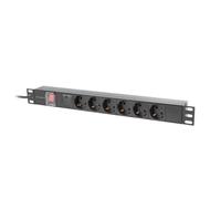 Rack pdu 19 1u 16a 6x PDU-06F-0200-IEC-BK Power Strip
