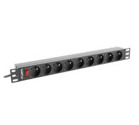 RACK PDU 19 1U 16A 9X 230V PL PDU-09E-0300-BK Power Strip