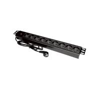Rack Power Strip 19 Inch PDU Outlet 9 x CEE 7/5 Male PZ09