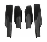 Rack Roof Bars 4Pcs/set Roof Rack Shell Protective Cover Front Rear Black Luggage Bar Rail End Car Bars For Toyota For RAV4 XA30 2006-2012(Black)