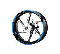 Rack Shelf Carrier for FJR1300 for F&Azer for FZ1 S/N for FJR for F&Azer Motorcycle Inner Ring Sticker Front Rear Wheel Stripe Reflective Stickers Decals Motorcycles Luggage Rack(Blue)