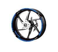 Rack Shelf Carrier for FJR1300 for F&Azer for FZ1 S/N for FJR for F&Azer Motorcycle Inner Ring Sticker Front Rear Wheel Stripe Reflective Stickers Decals Motorcycles Luggage Rack(Blue 1)