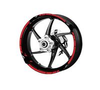 Rack Shelf Carrier for FJR1300 for F&Azer for FZ1 S/N for FJR for F&Azer Motorcycle Inner Ring Sticker Front Rear Wheel Stripe Reflective Stickers Decals Motorcycles Luggage Rack(Red 2)