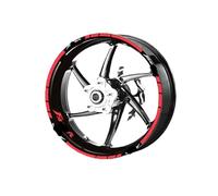 Rack Shelf Carrier for FJR1300 for F&Azer for FZ1 S/N for FJR for F&Azer Motorcycle Inner Ring Sticker Front Rear Wheel Stripe Reflective Stickers Decals Motorcycles Luggage Rack(Red)