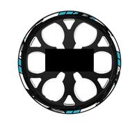 Rack Shelf Carrier for MT03 for MT-03 for MT 03 Reflective Motorcycle Wheel Sticker Inside of Hub Decals Rim Stripe Tape Waterproof Motorcycles Luggage Rack(Blue)