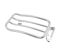 Rack Suitcase Bracket Chrome Black Solo Seat Luggage Rear Rack Fits For Electra Fits For 1997-2019 For FLHT For FLHR For FLHX And For FLT Luggage Carrier Bracket(Chrome)