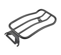 Rack Suitcase Bracket Chrome Black Solo Seat Luggage Rear Rack Fits For Electra Fits For 1997-2019 For FLHT For FLHR For FLHX And For FLT Luggage Carrier Bracket(Black)