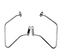 Rack Suitcase Bracket For Kawasaki For W 400 W 650 W 800 For W400 W650 W800 Saddlebag Support Bracket Side Trunk Bag Holder Mount Brackets Motorcycle Parts Rear Luggage Rack(Chrome)