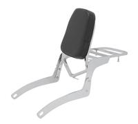 Rack Suitcase Bracket Motorcycle Backrest Sissy Bar Luggage Rack For Virago 125 250 For XV125 For XV250 1989-2019 1990 1991 1992 1993 1994 1995 1996 Luggage Carrier Bracket(Chrome)