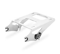 Rack Suitcase Bracket Motorcycle Two Up Tour Pak Pack Luggage Rack Mounting For Touring For ROAD KING For ELECTRA GLIDE For ROAD STREET GLIDE 2014-2025 Luggage Carrier Bracket(Silver)