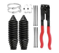 Rack Tie Rod Boots - Mighty Rubber Material, Compact Steering Rod Cover, Secure Fit Design, Quick Setup Installation | Ideal For Vehicle SUV RV Winter Cold Weather Road Trip Travel Driver Protection