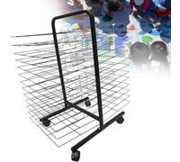 Rack with WheelsPortabist Display Stand for Galleries & Studios Easy to Move nize & Showcase Artwork Ideal for Artists & Creatives