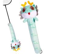 Racket Grip Cover - Elastic Stretch Fit Easy Pull On Design Vibrant Colorful Print Protective Padding | For Racket Grip Protector, Sports Game, Training, Game, Fun, Recovery, Ki