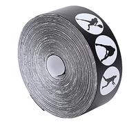 Racket Head Tape, PU Protective Sticker Racket Head Frame Guard Antiscratch Tennis Tape for Tennis Practices Sports Gear (Black)