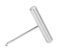 Racket String Assistance Puller Stainless Steel Stringing Tool for Tennis Badminton Squash Racquet 8x8.8cm 3.1x3.5in