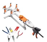 Racket Stringing Machine - 6 Point Mounting System with Aluminium Alloy Tensioner for Frame Threading